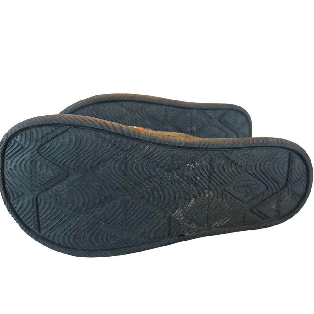 Chaco Chillos Slide Sandals Womens 7 Black Tie Dye Adjustable Strap Athletic - Picture 4 of 7